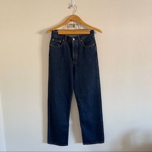 LEVIS Womens Ribcage Straight Ankle Jeans